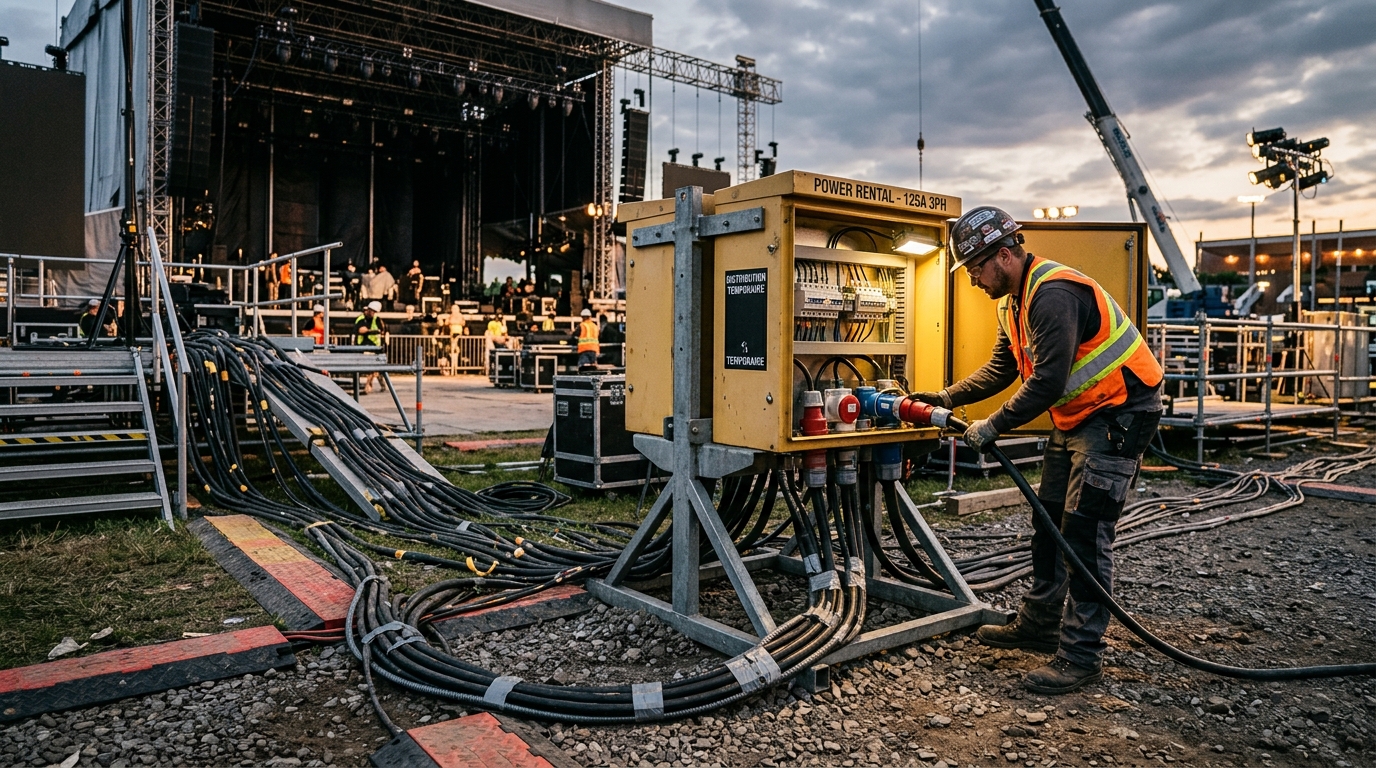 Installations électriques temporaires : règles, normes et bonnes pratiques