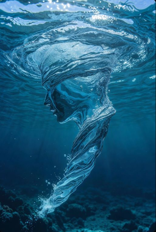 Une image contenant natation, eau, Mammifère marin, bleu vertLe contenu généré par l'IA peut être incorrect.