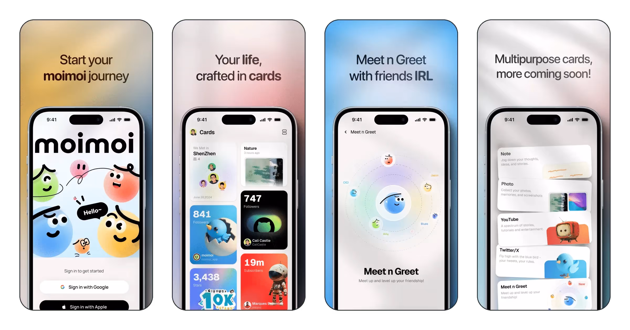 moimoi - Your Personal Cards