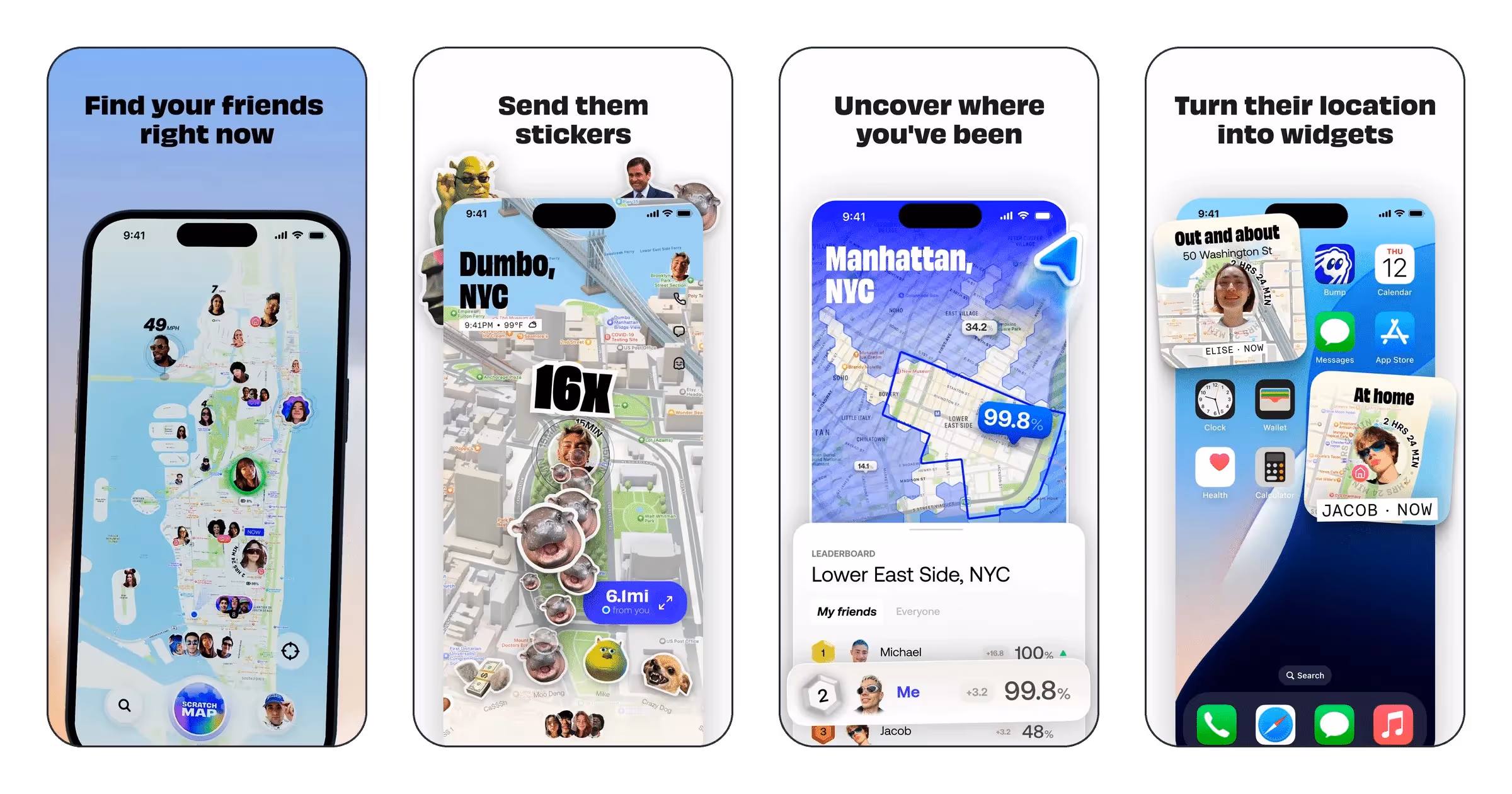 Bump: Friend & Scratch Map