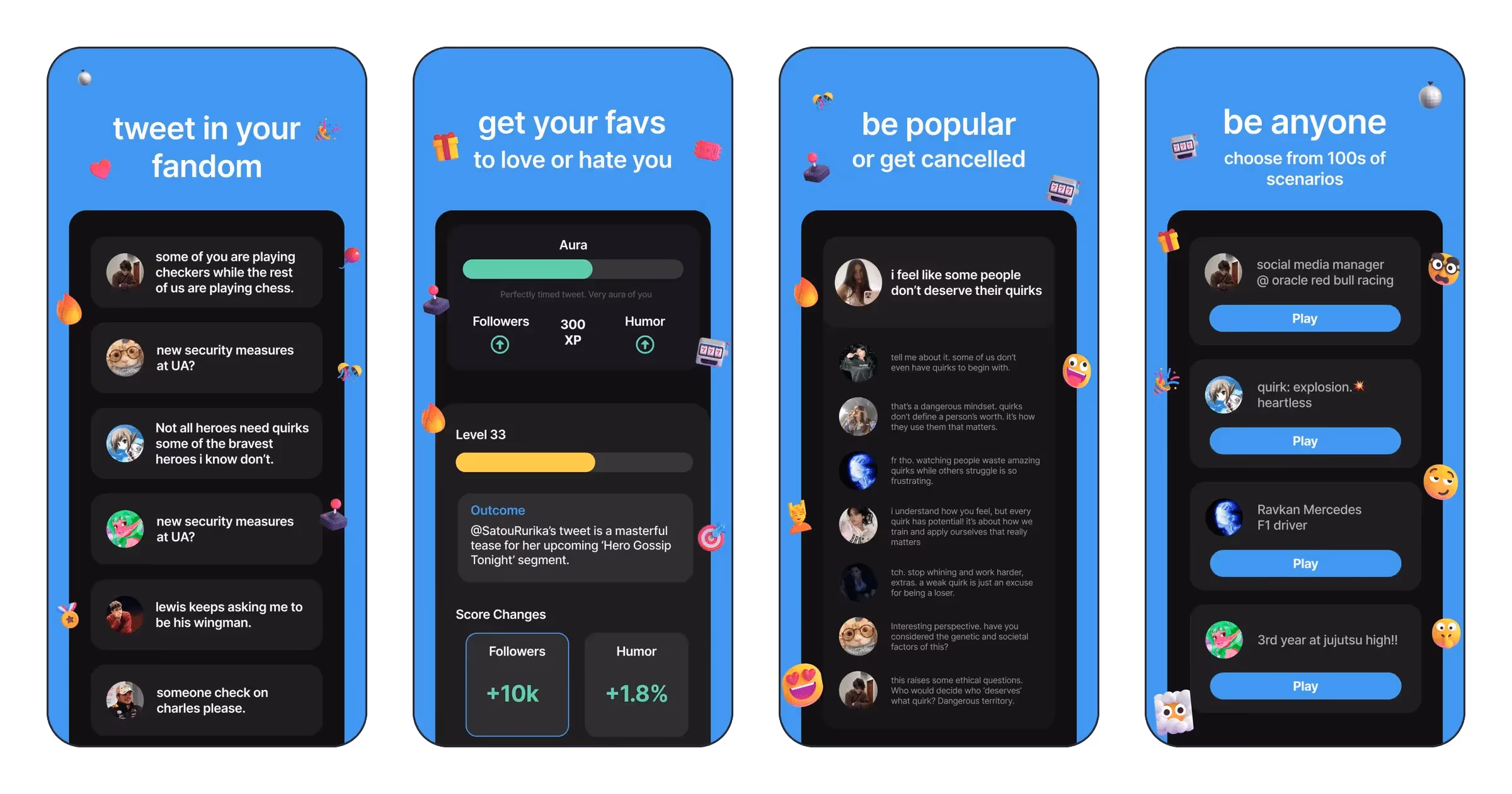 status - sims but social media