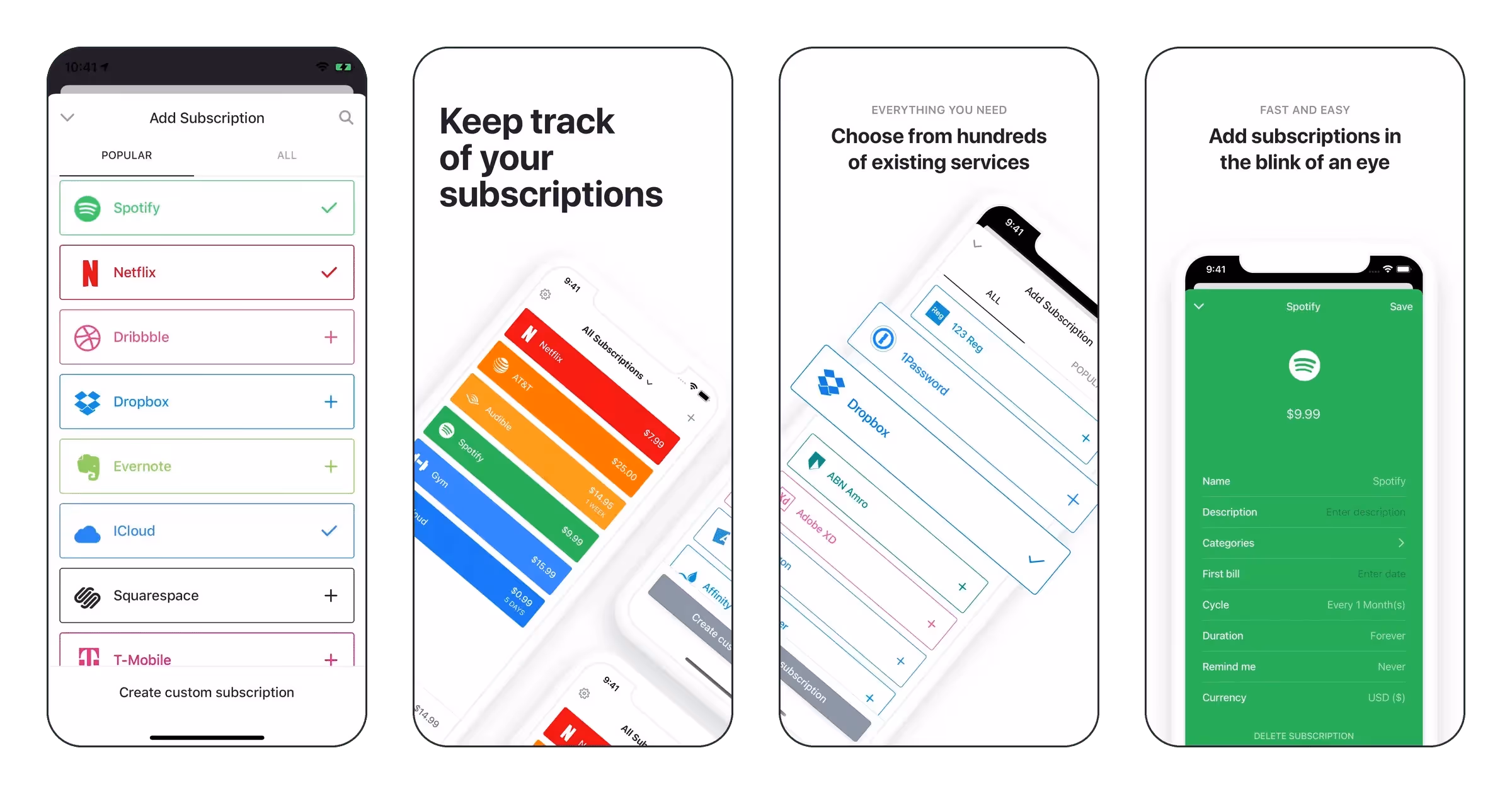 Bobby - Track subscriptions