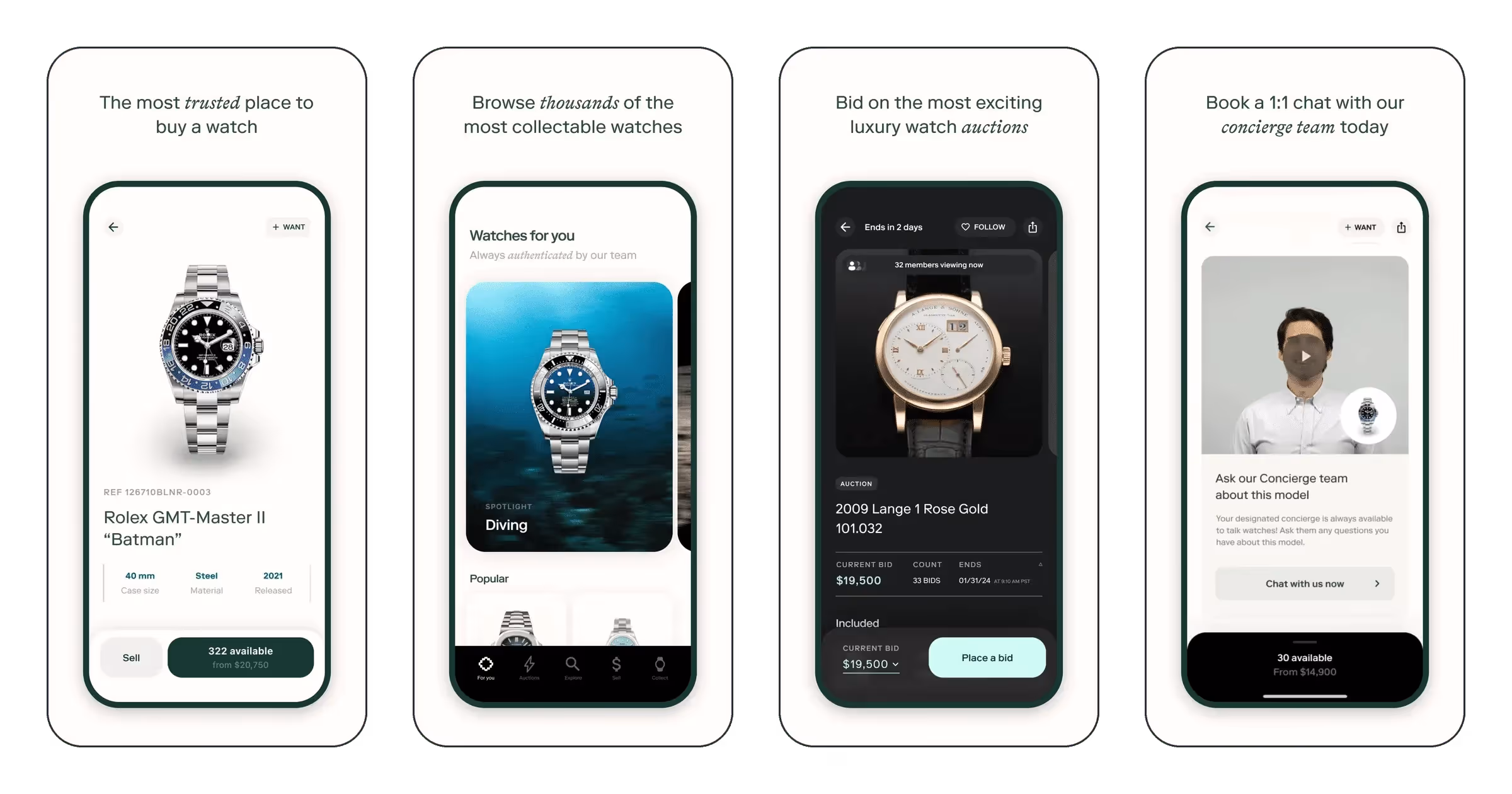 Bezel - Authenticated Watches