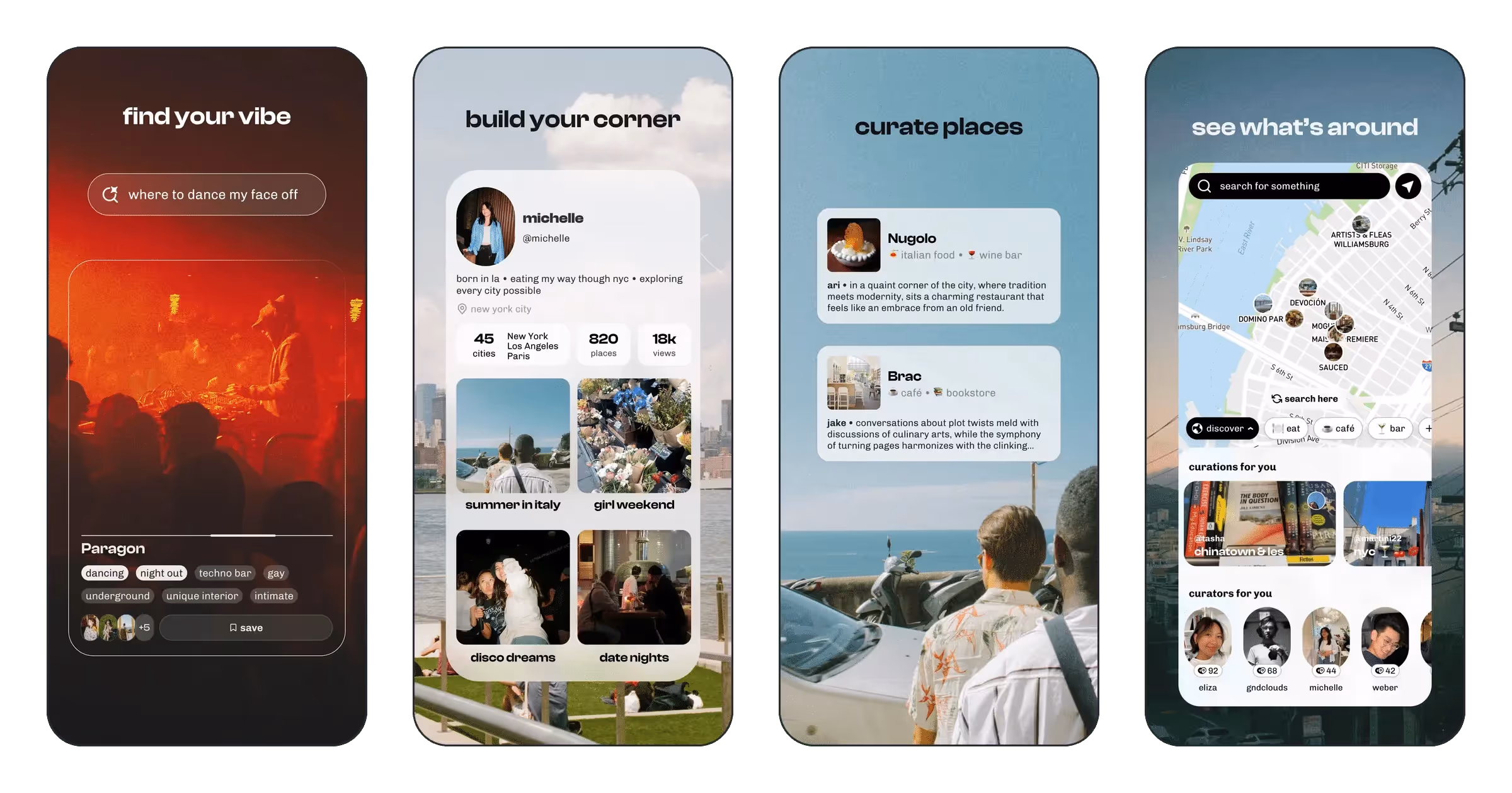 Corner: curate & share places