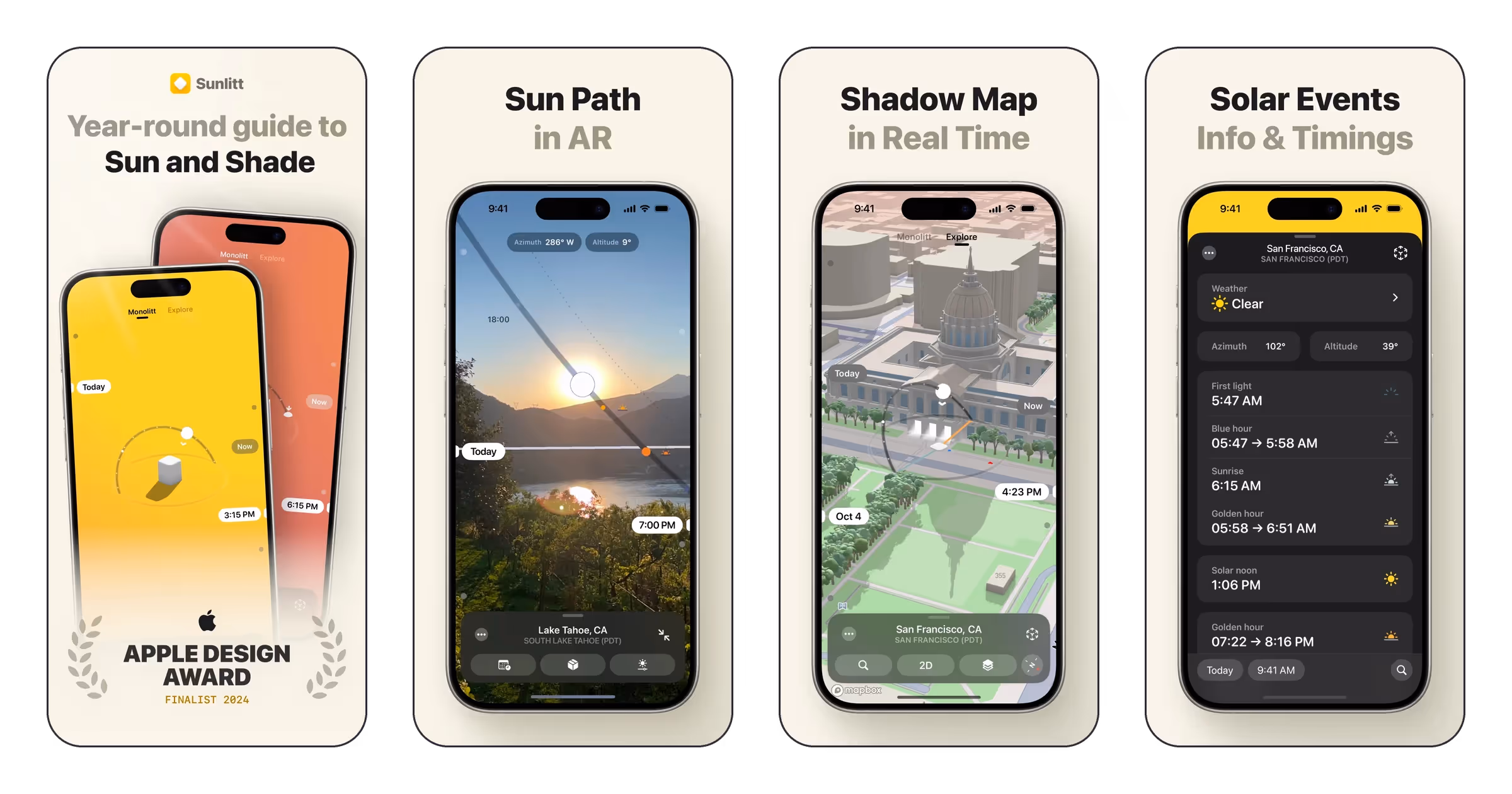 Sunlitt: Sun Position and Path