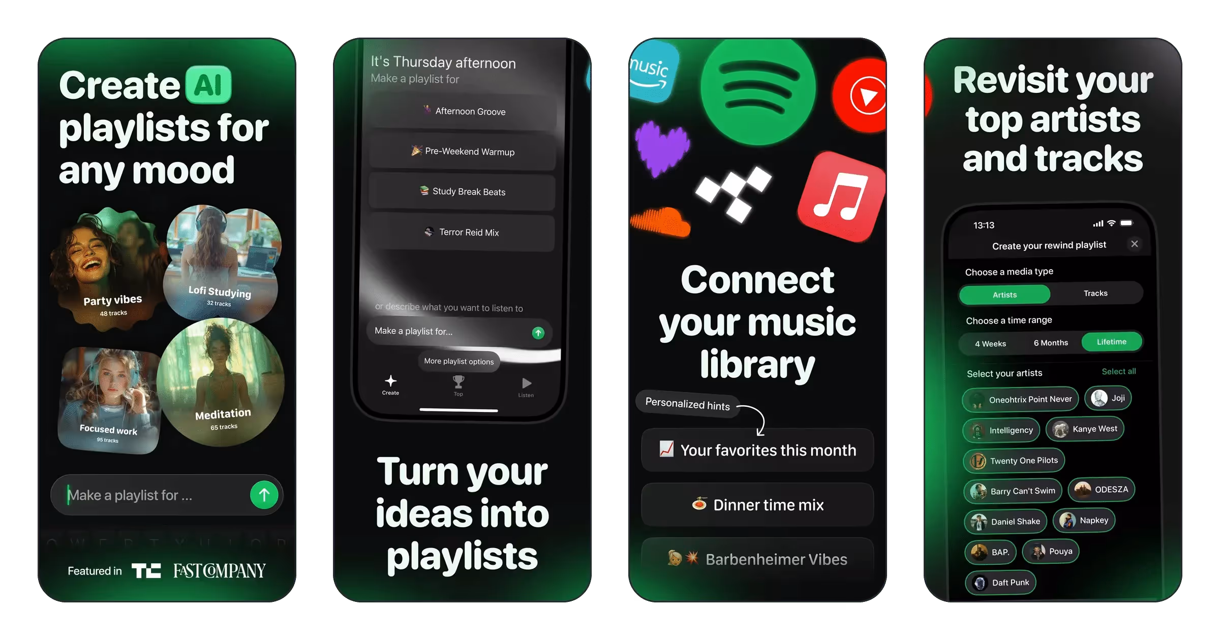 AI Playlist Maker: PlaylistAI