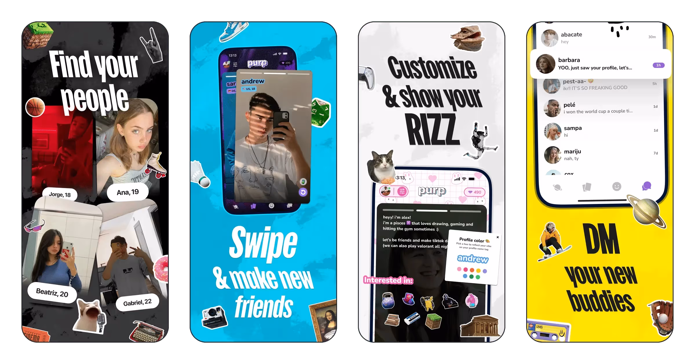 purp - Make new friends