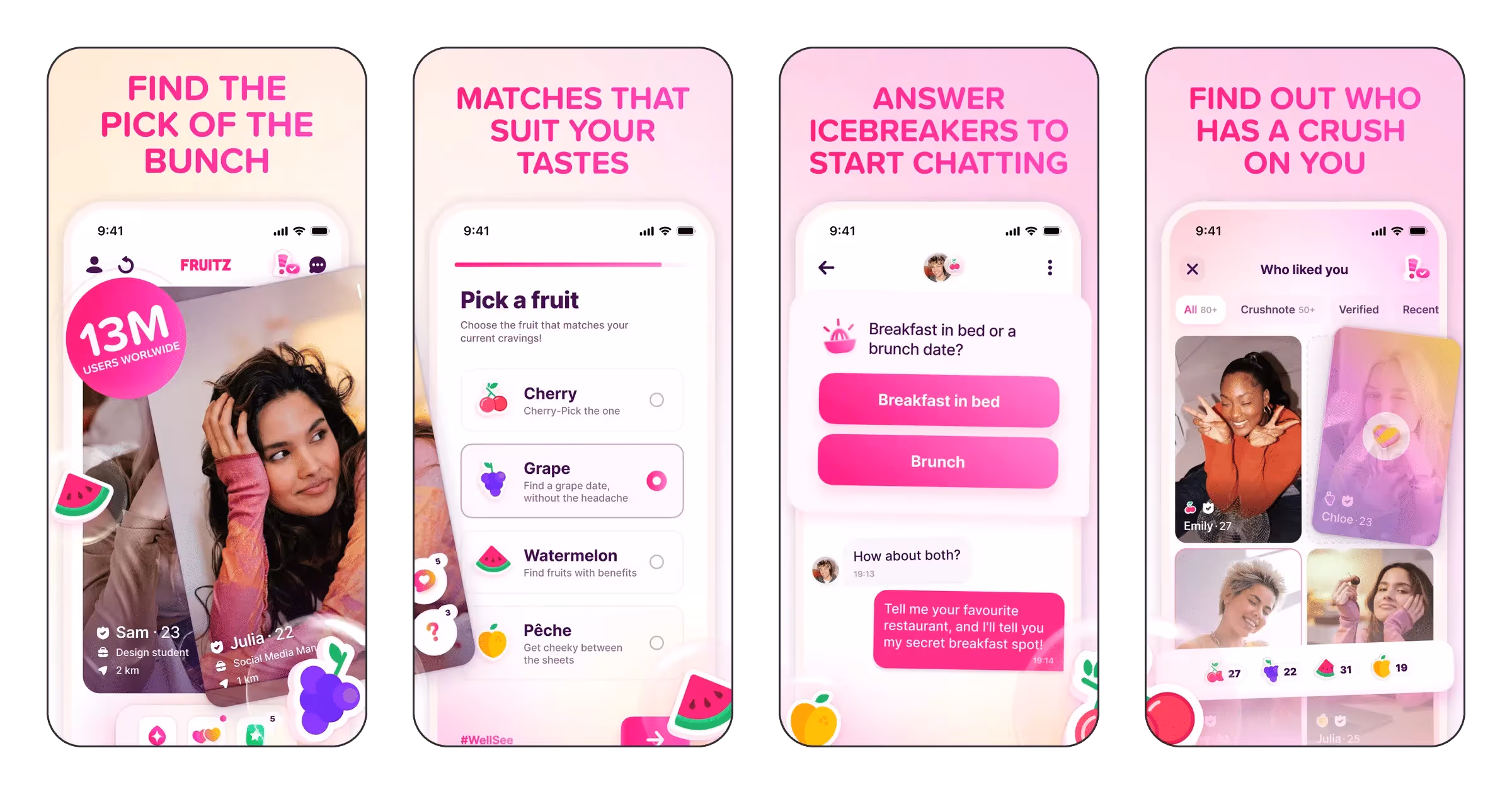 Fruitz: Match, Chat & Dating