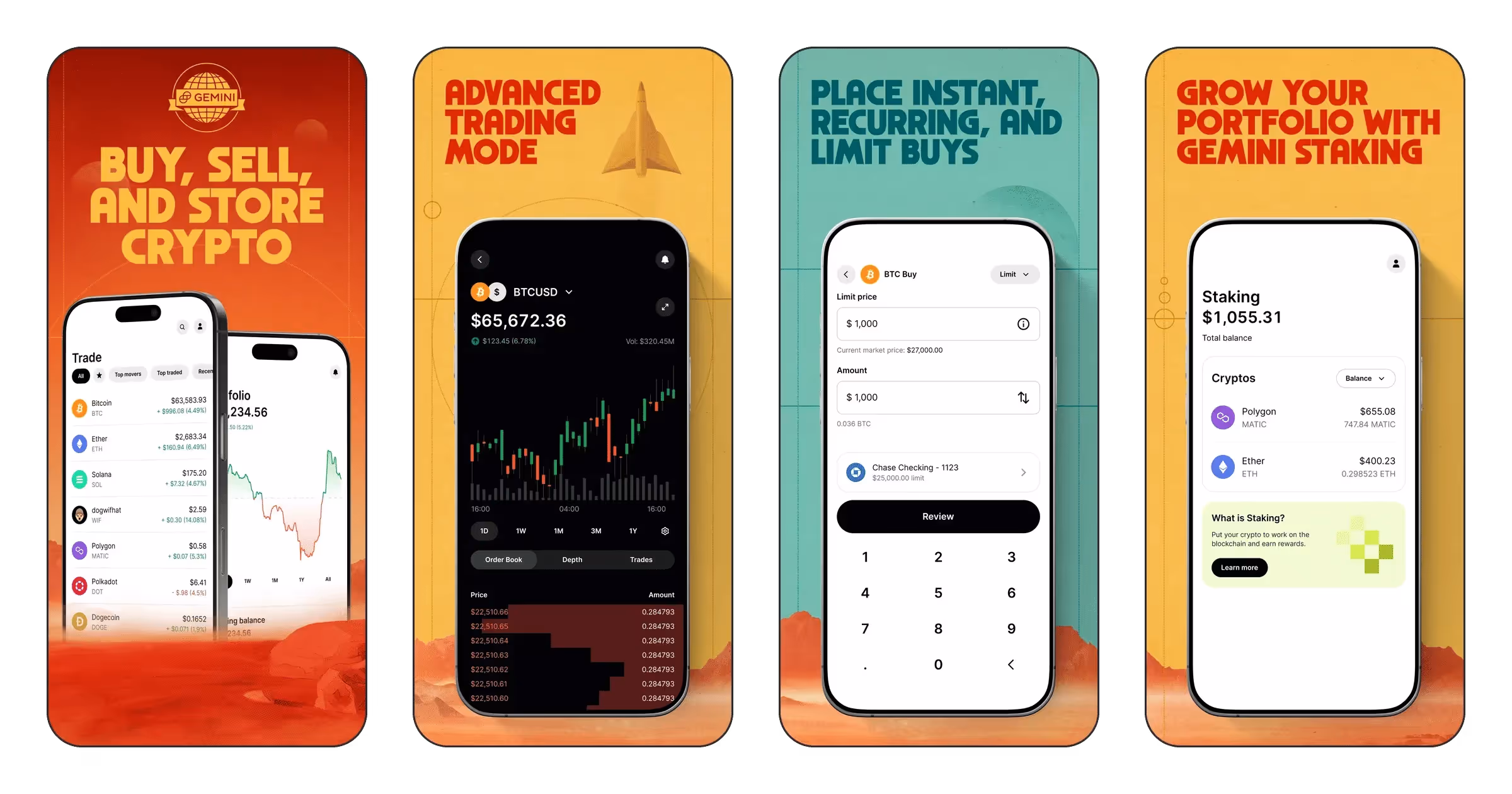 Gemini: Buy Bitcoin & Crypto