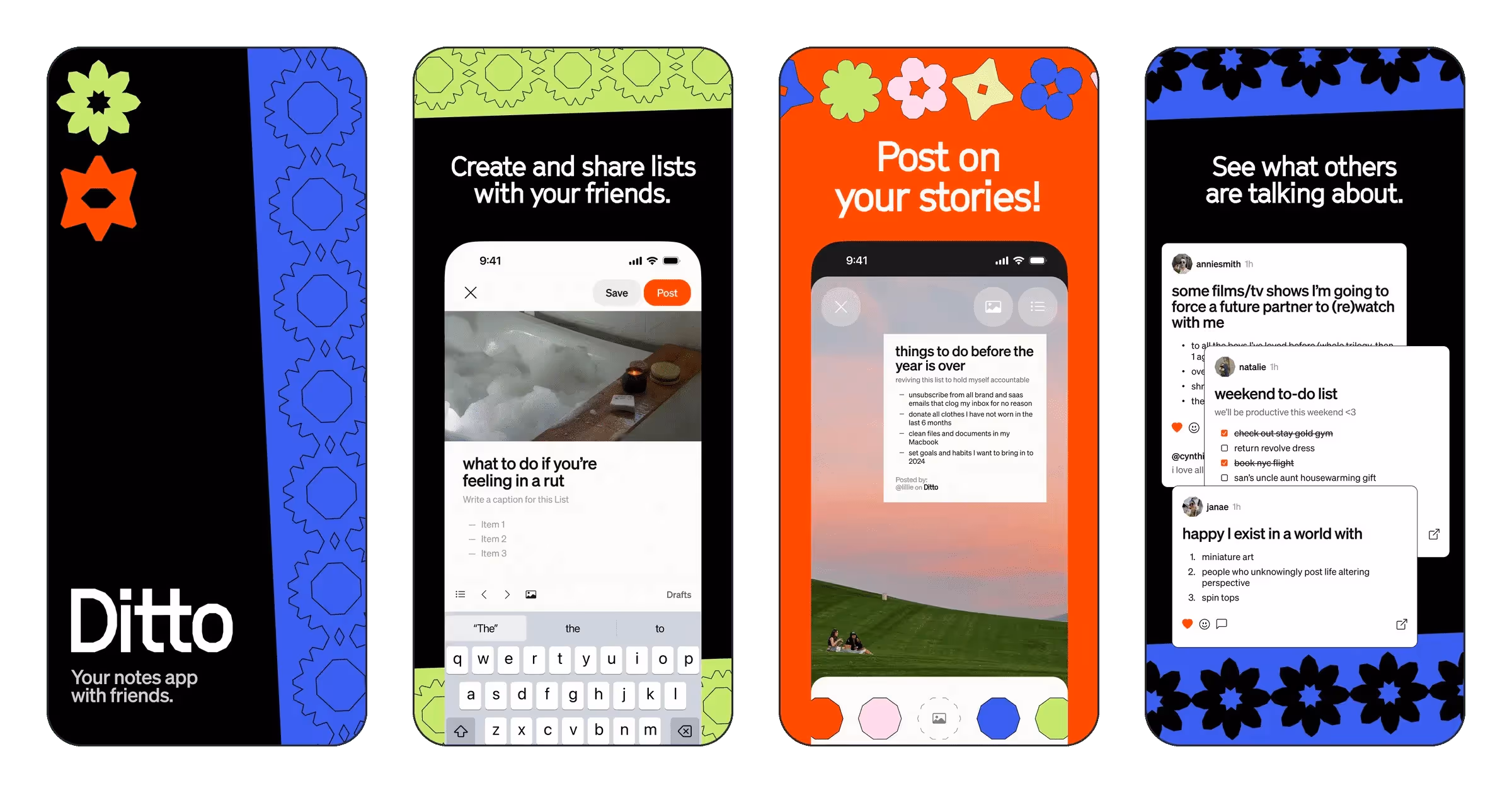 Ditto - Notes app with friends