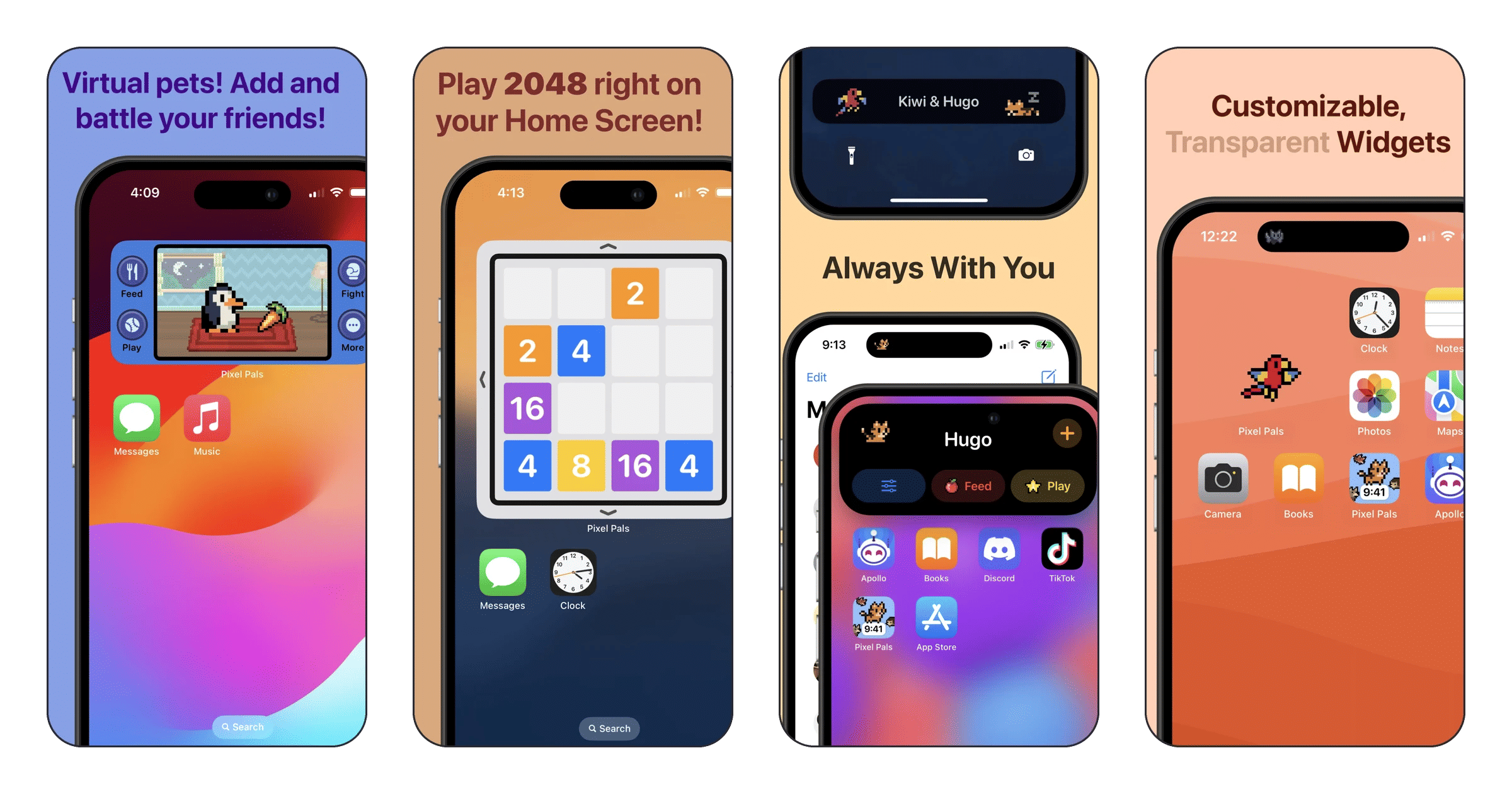Pixel Pals Widget Pet Game