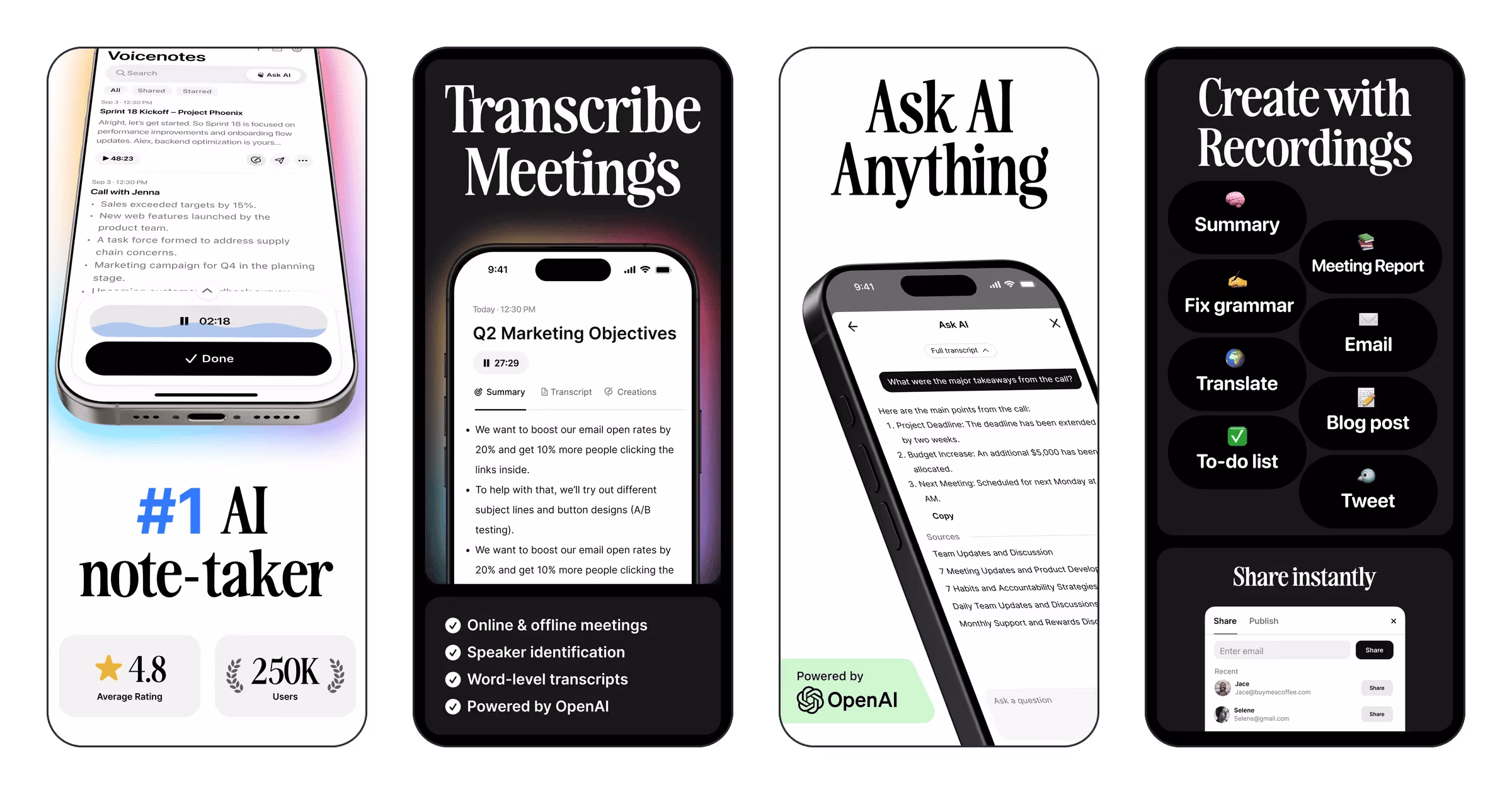 Voicenotes AI Notes & Meetings