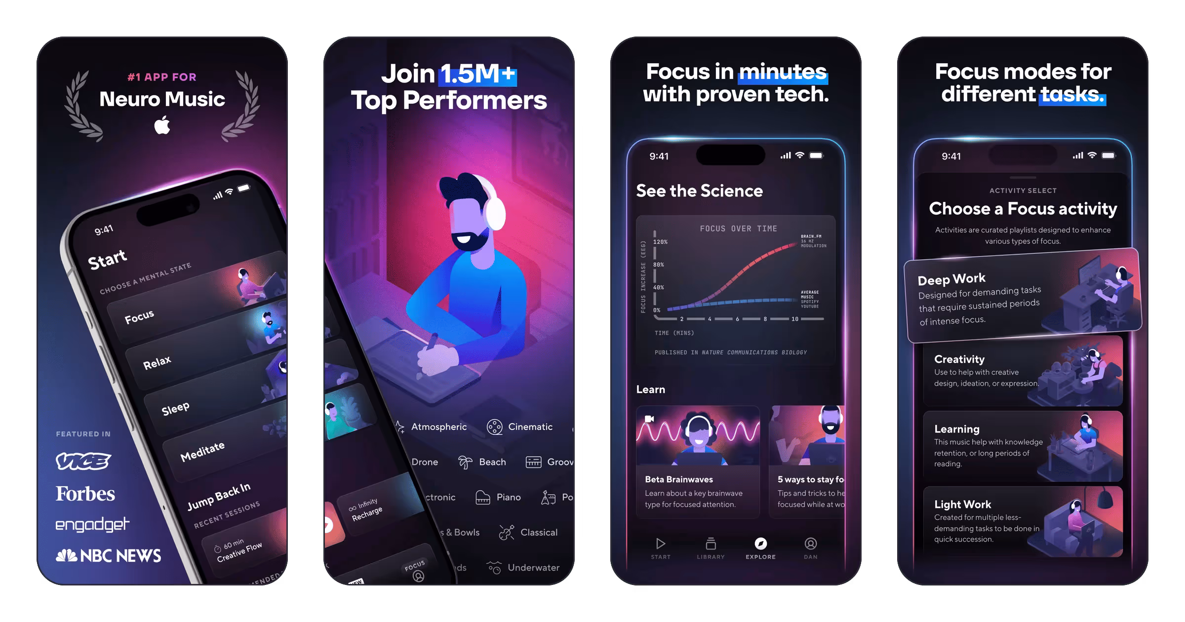 Brain.fm: Focus & Sleep Music