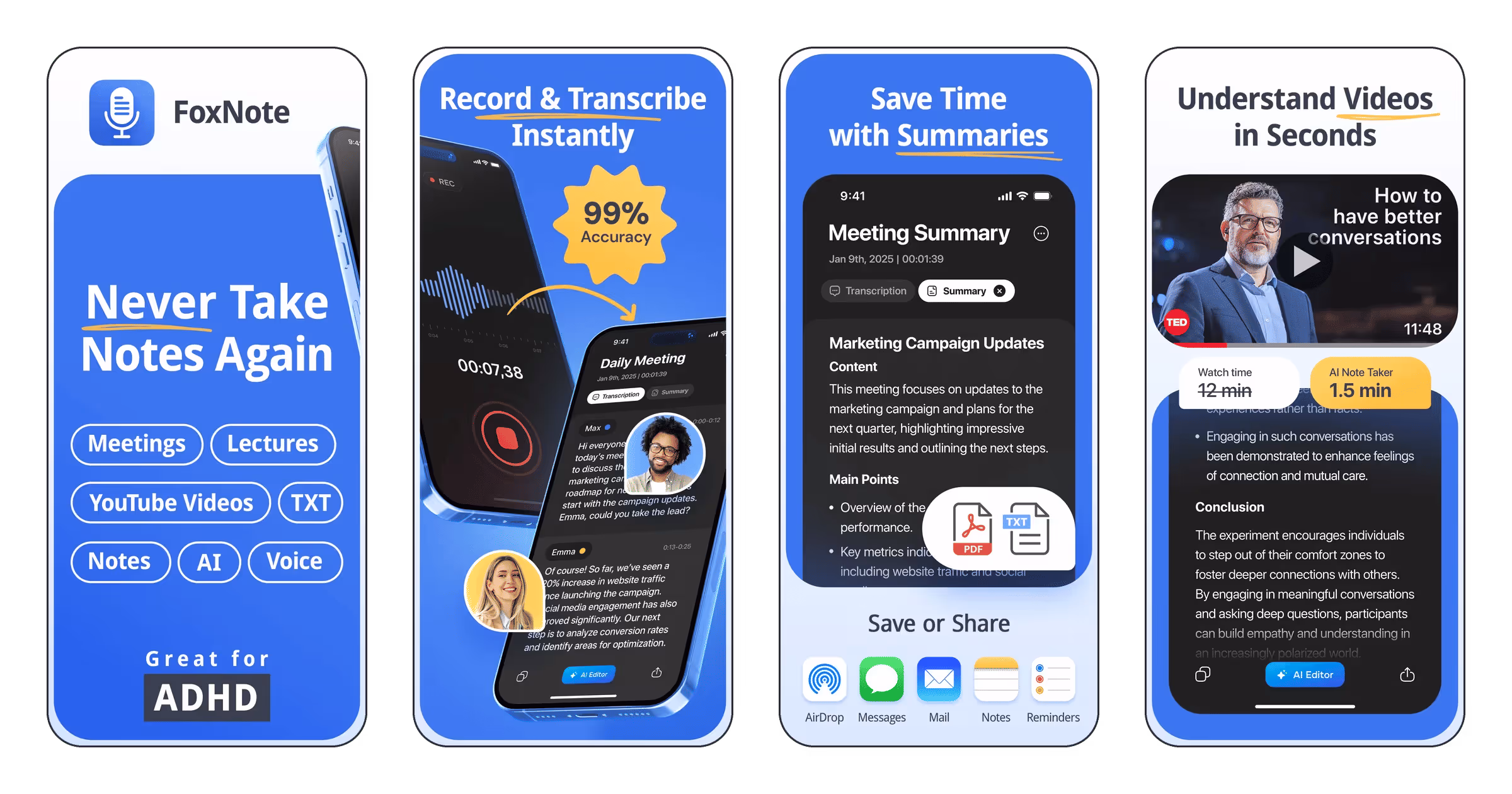 AI Note Taker - FoxNote