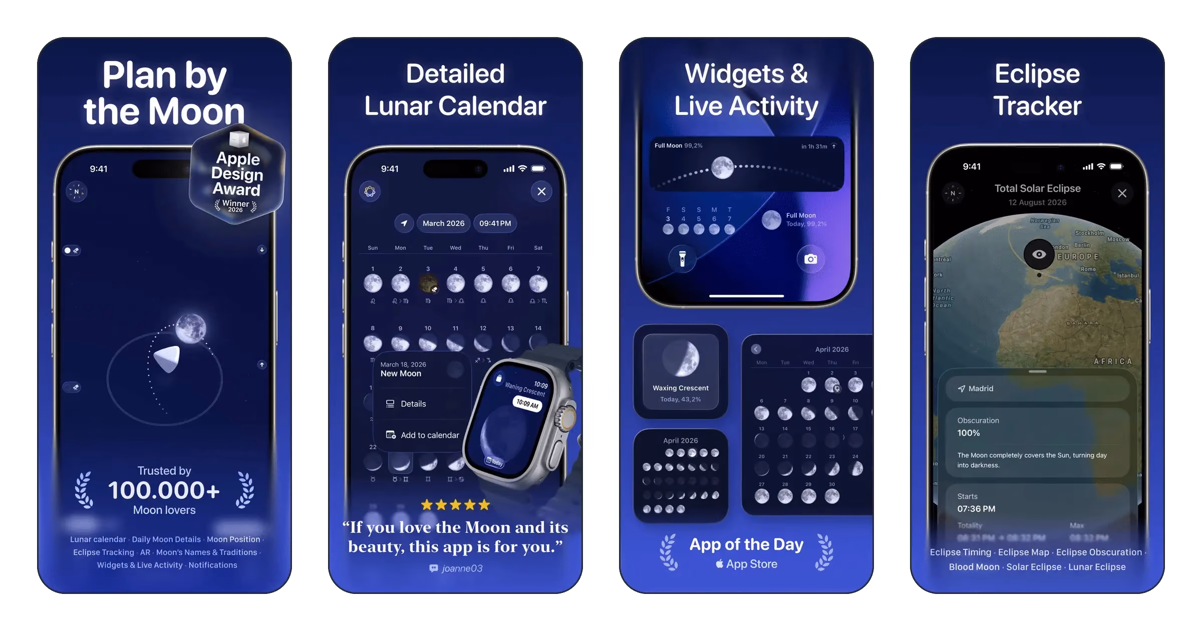 Moonlitt: Moon Phase Tracker