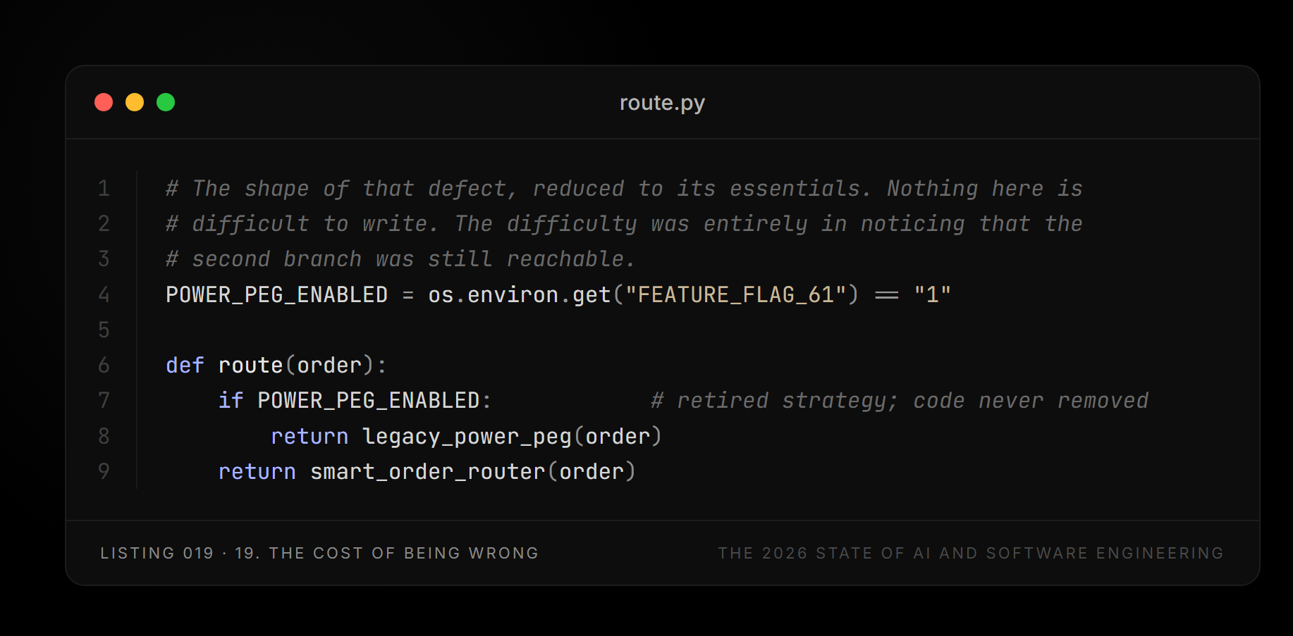 Listing 019 — route.py (19. The cost of being wrong)