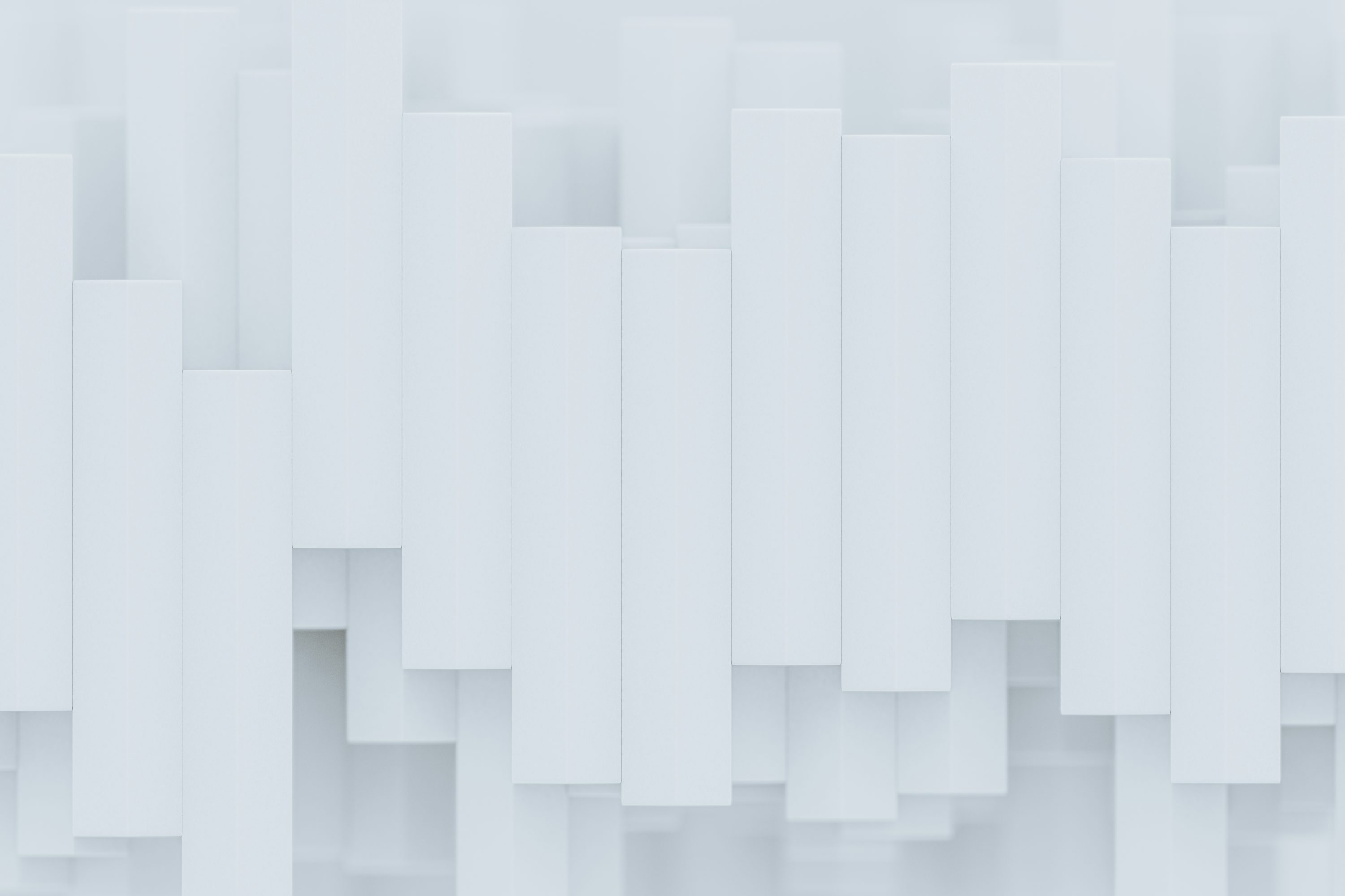 Abstract background of white vertical bars.