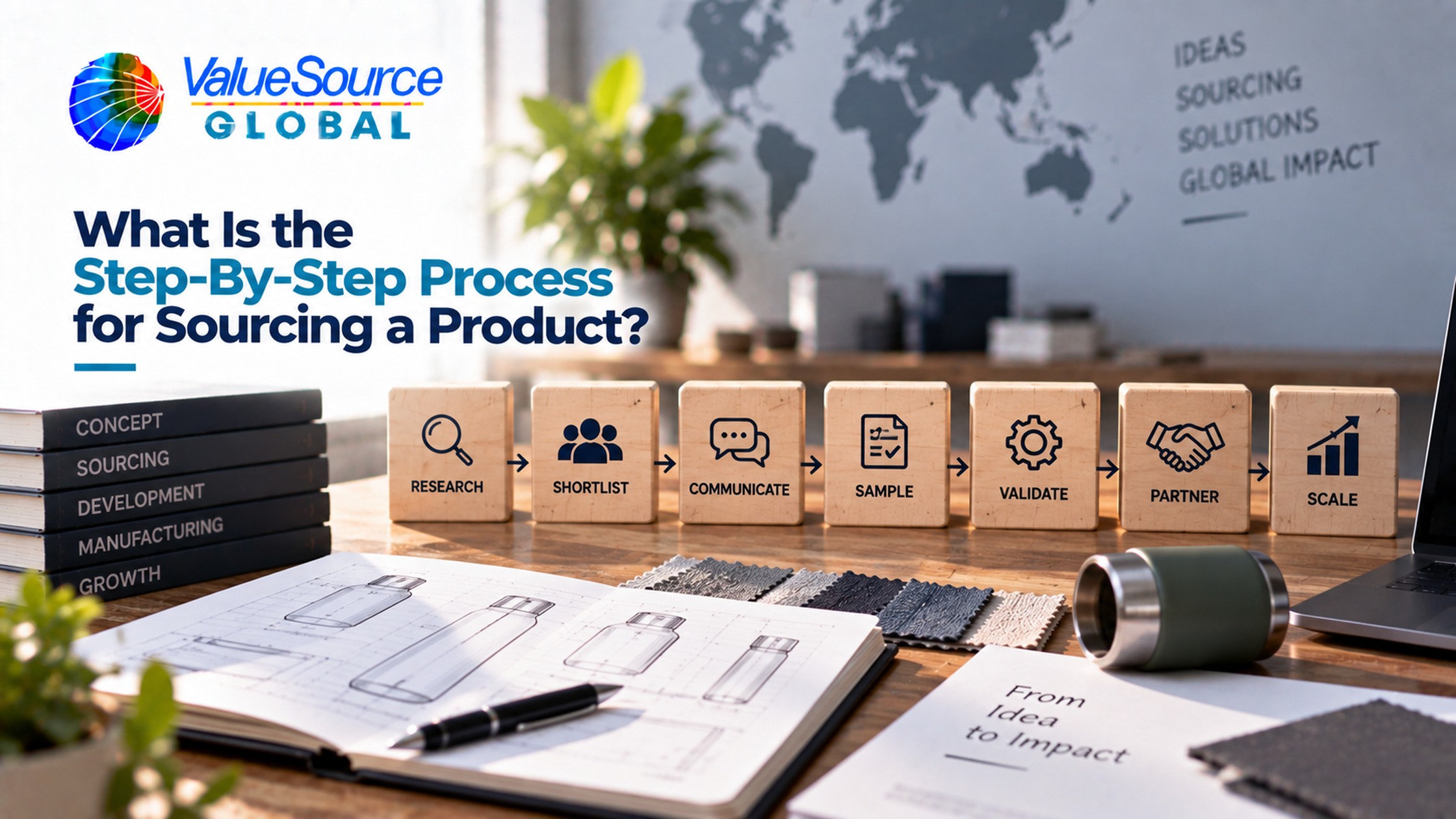 What Is the Step-By-Step Process for Sourcing a Product?