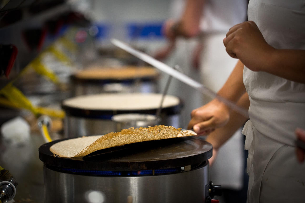Une excellente occasion de déguster des crêpes comme celle-là