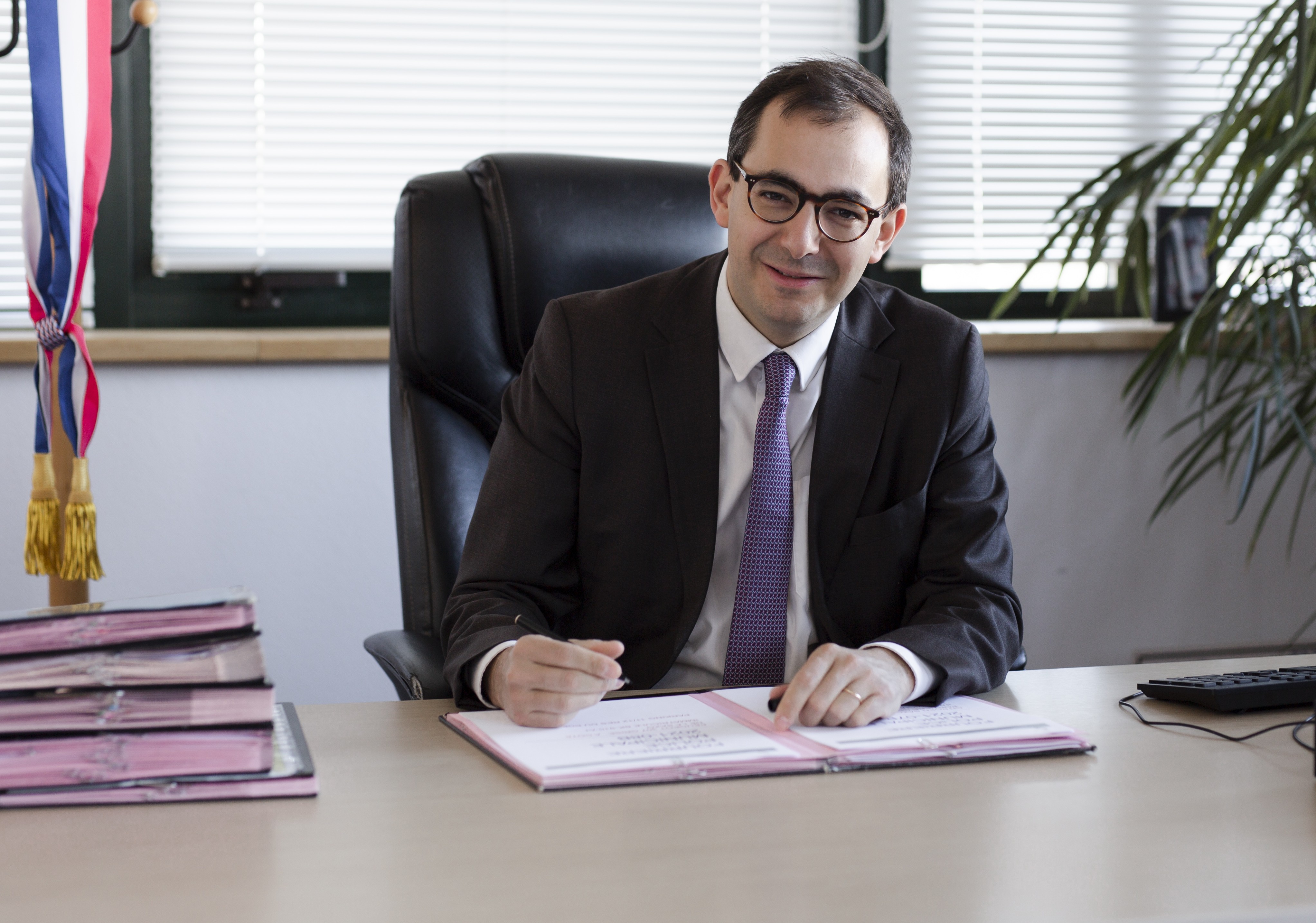 Nicolas Dainville, maire sortant, candidat à sa réélection aux municipales.