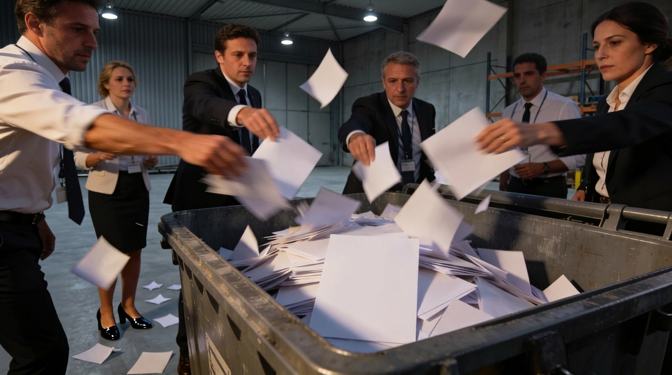 27 000 bulletins jugés non-conformes sont bons pour le pilon (Illustration Infosyvelines)