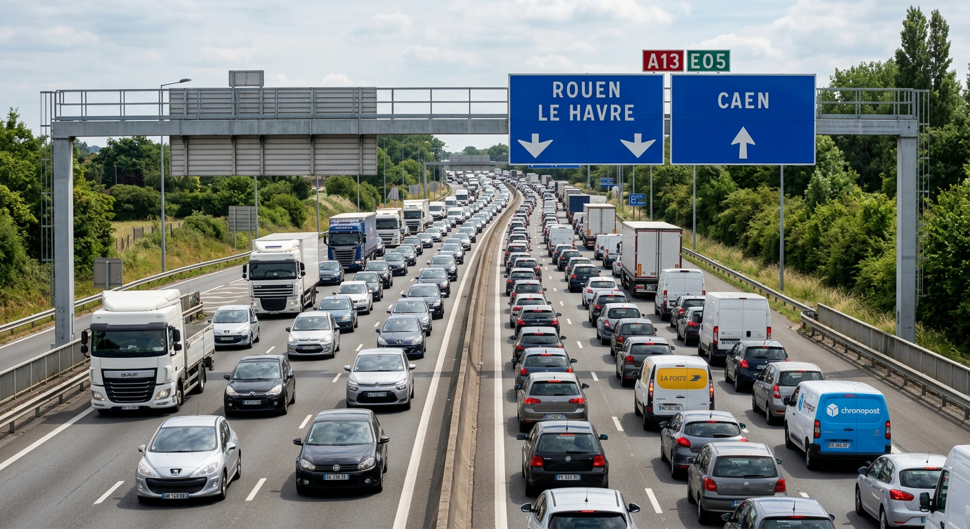 Pour ne pas endurer les embouteillages, suivez nos conseils (illustration Infosyvelines)