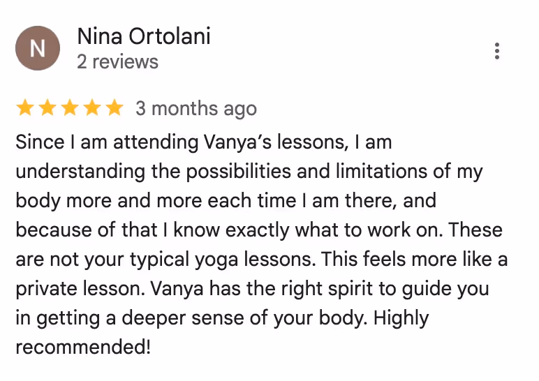 Testimonial Screenshot