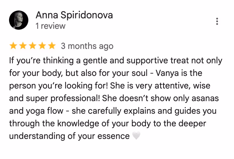 Testimonial Screenshot