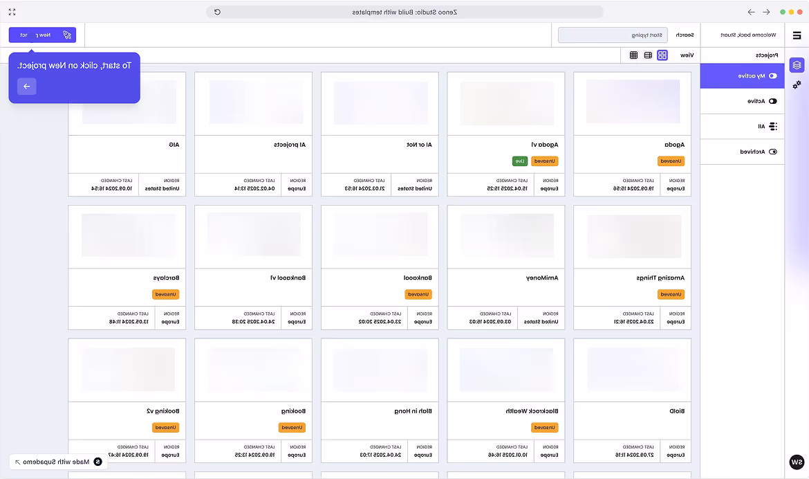 Try Zenoo Studio in 10 Clicks