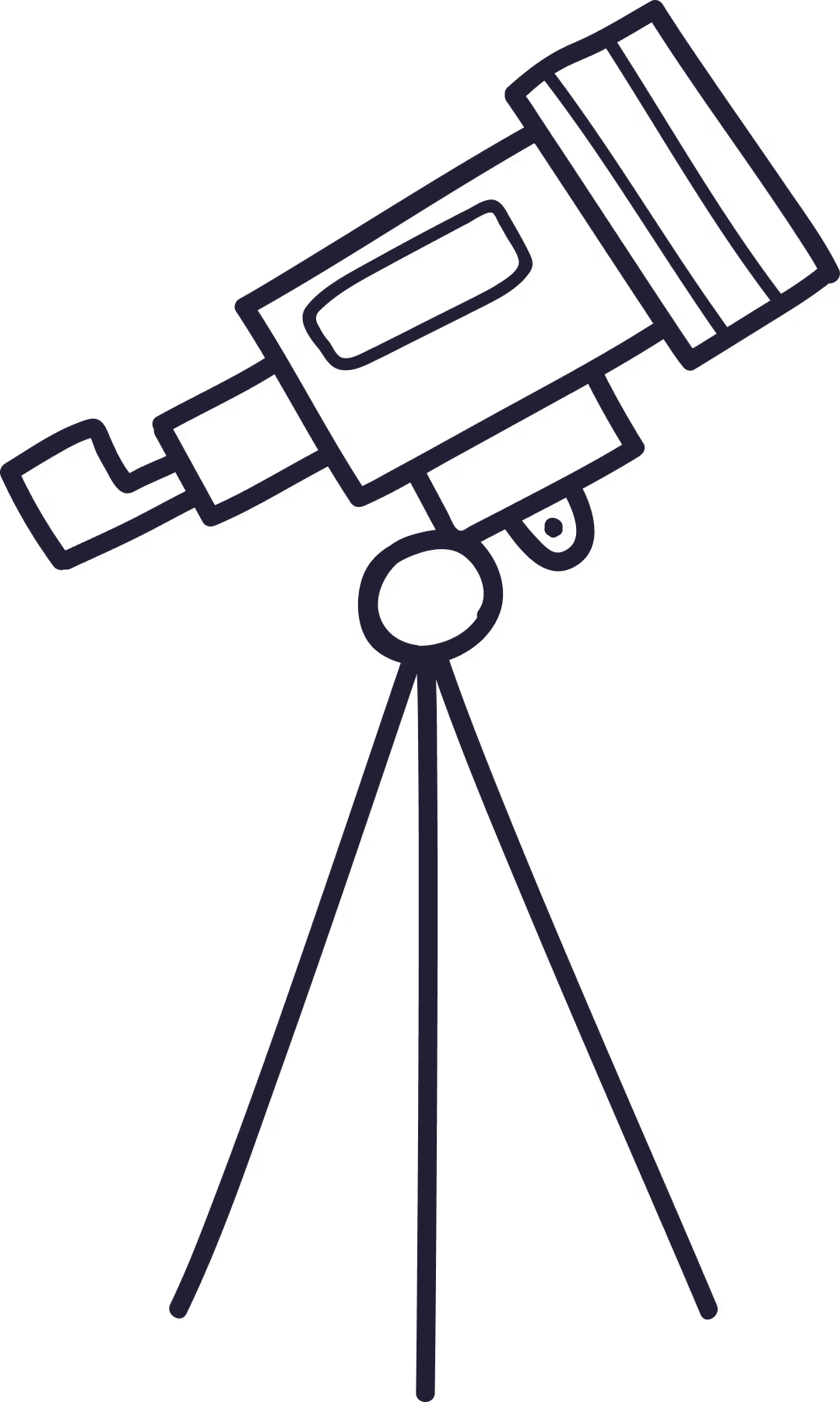UX research icon - telescope