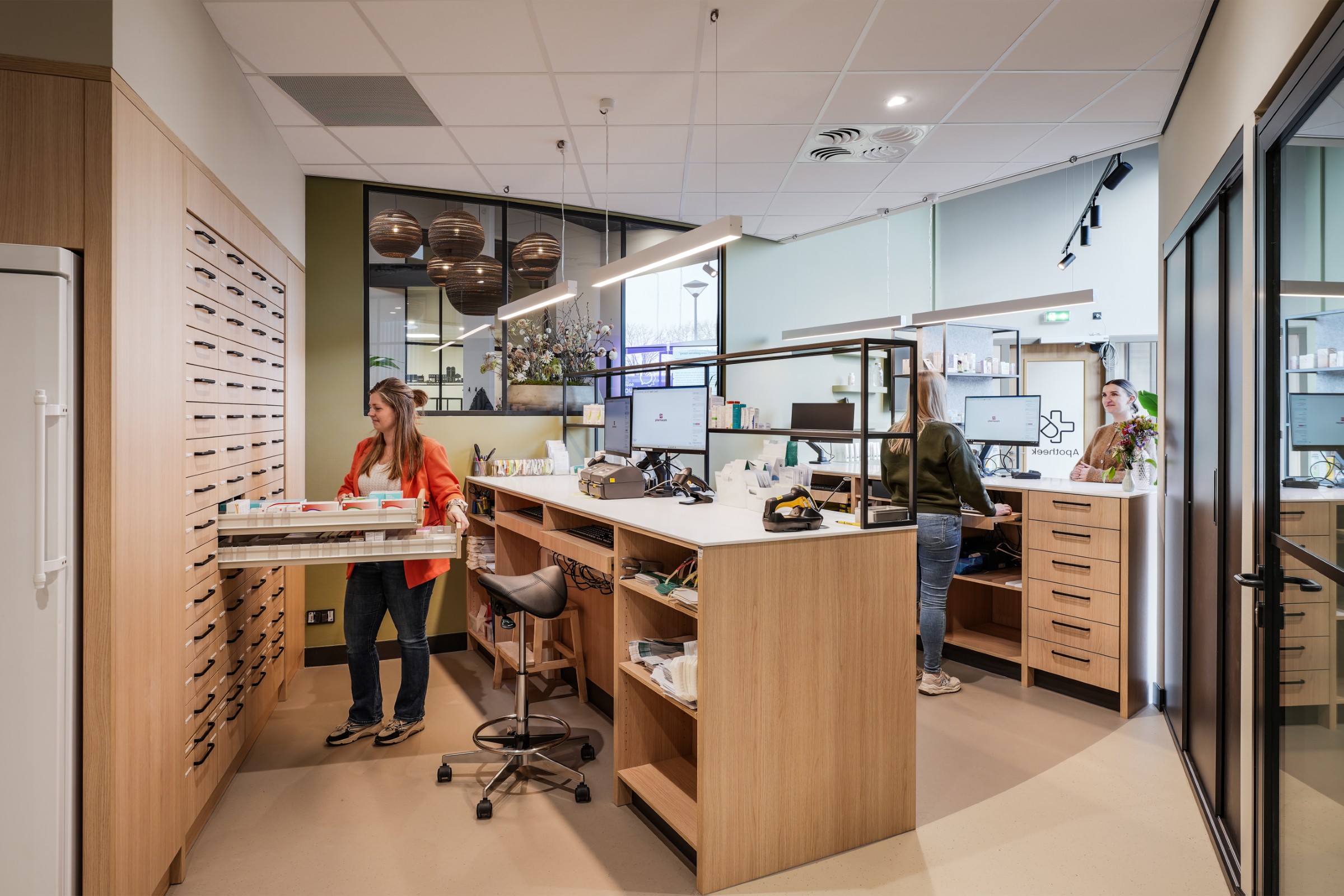 Een foto van de apotheek in Wapenveld