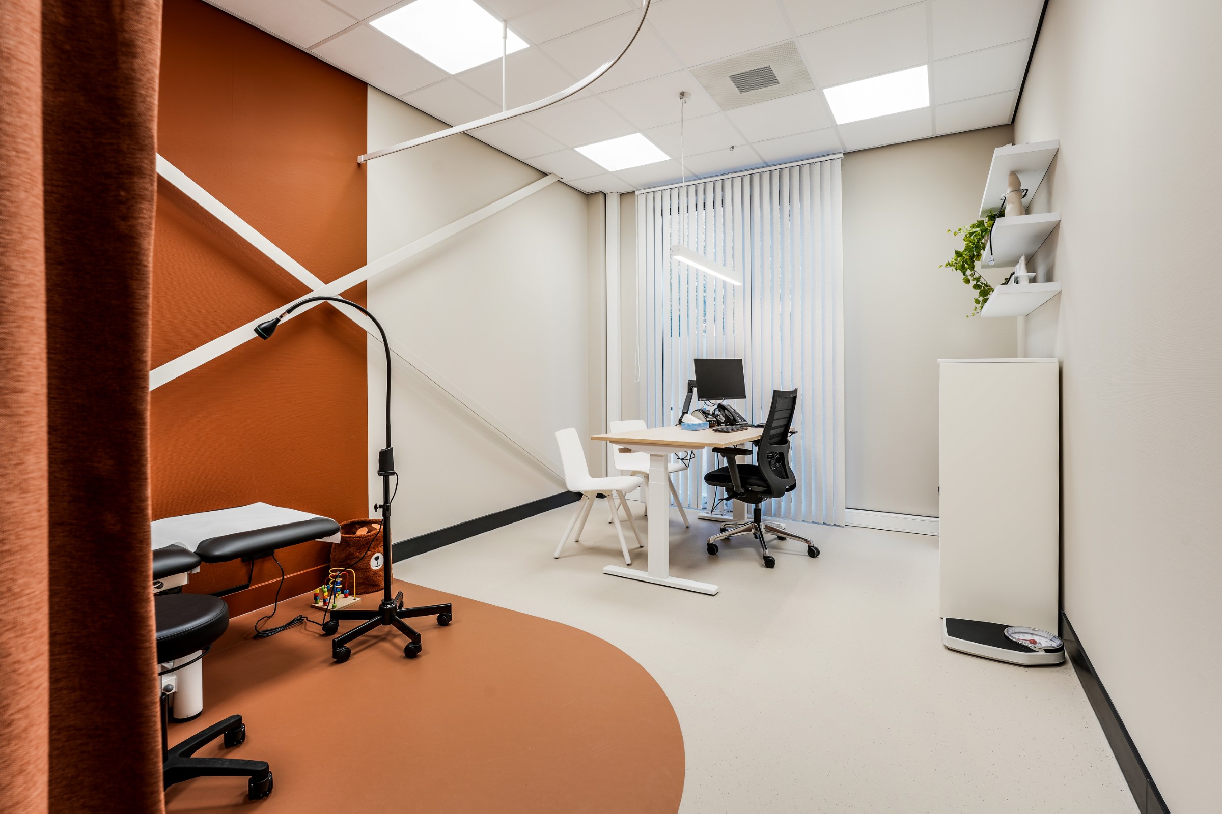 Een foto van de POH-kamer in Wapenveld.