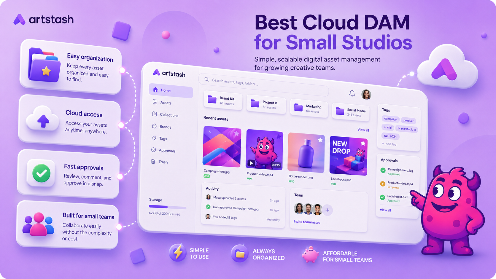 Best cloud DAM for small studios in 2026 — Artstash