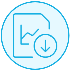Icons für GASTROPIM-Funktionen: InDesign-Integration zur nahtlosen Katalogerstellung und GASTROPIM-Datenblatt-Designer für schnelle, anpassbare Datenblätter.