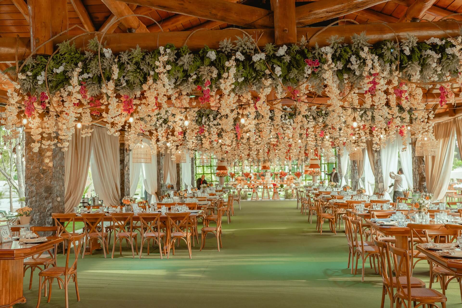 Large outdoor venue seating