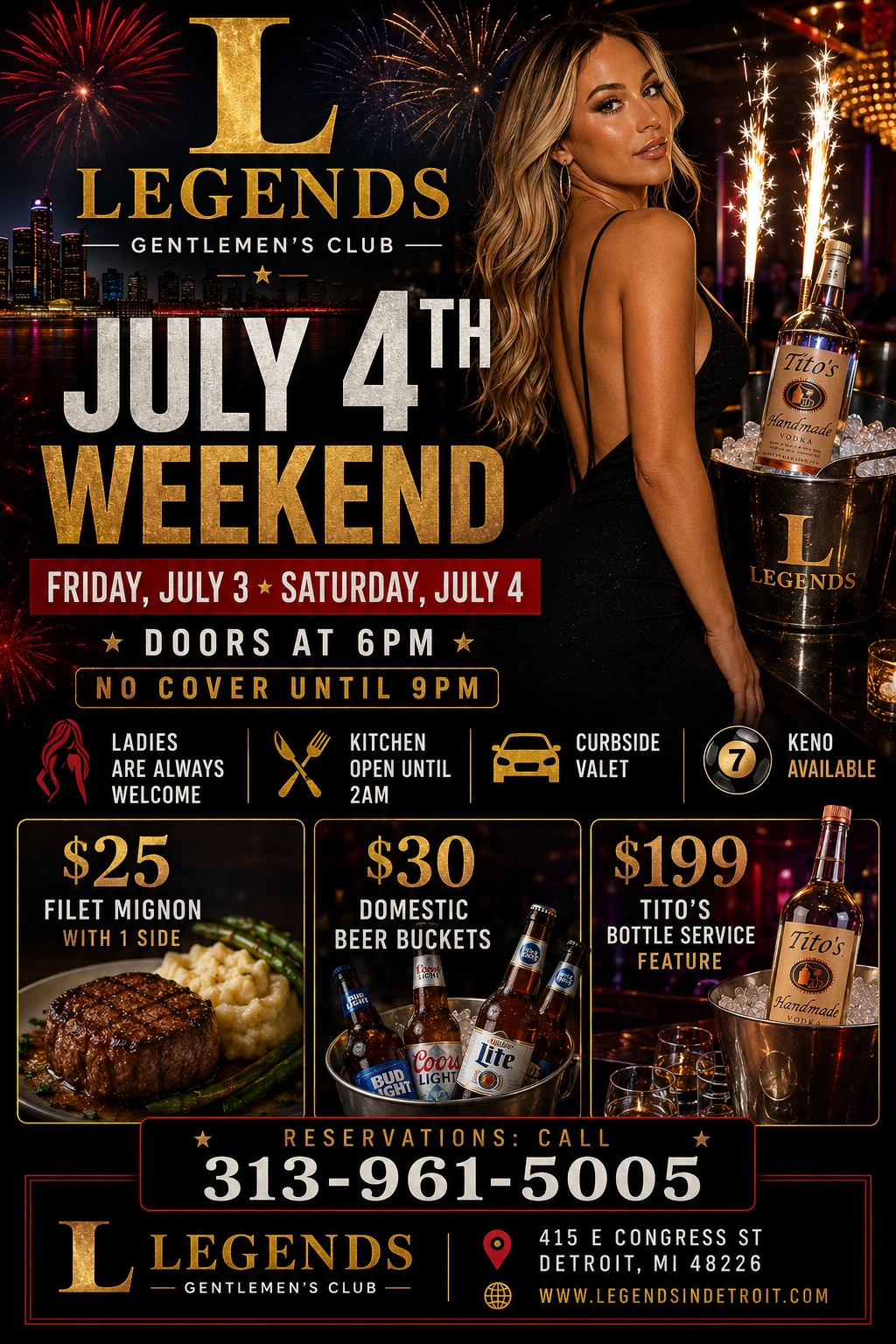 Celebrate Independence Day at YOUR FAVORITE place, we are open all weekend long!