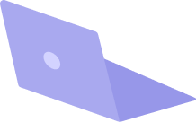 purple laptop illastration
