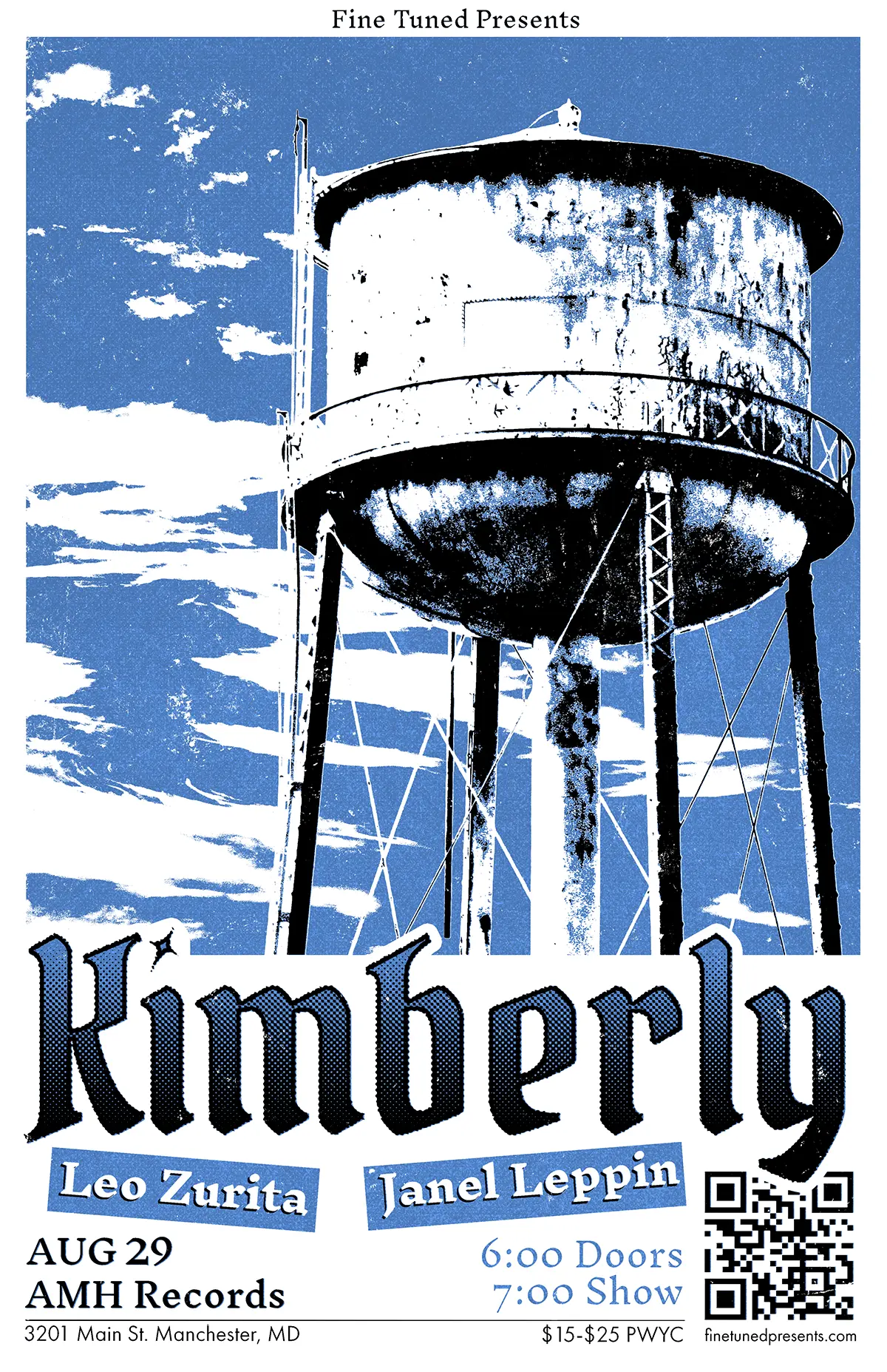 Kimberly and Fine Tuned Concert Flyer