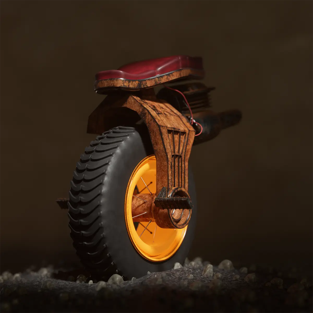 Mad Max inspired unicycle