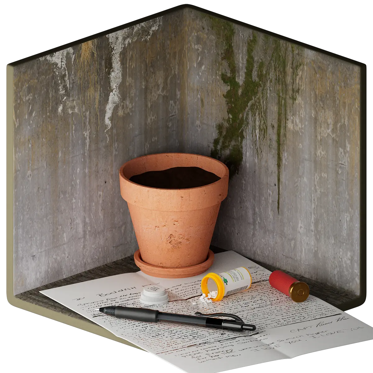 Corner relating to the death of Kurt Cobain