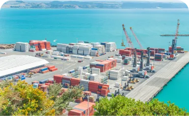 Shipping yard