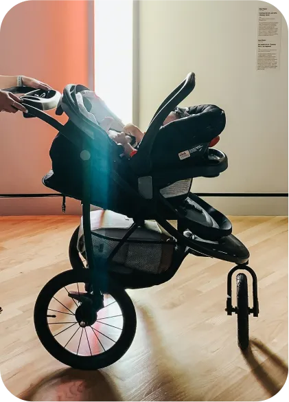 Baby in a pram