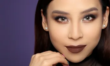 Woman wearing makeup