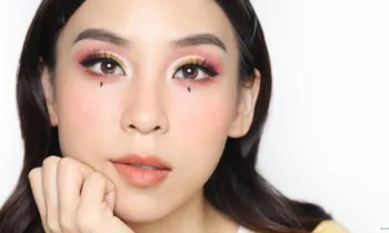 Woman wearing makeup