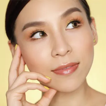 Woman wearing makeup