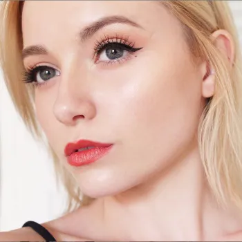 Woman wearing makeup