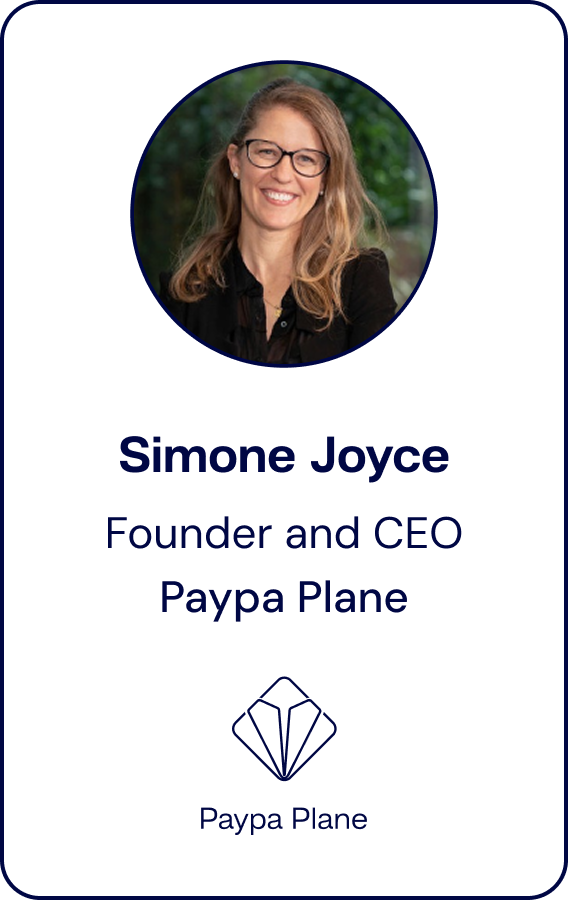 Simone Joyce, Founder and CEO of Paypa Plane