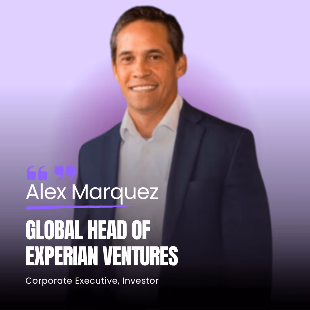 Alex Marquez, Global Head of Experian Ventures