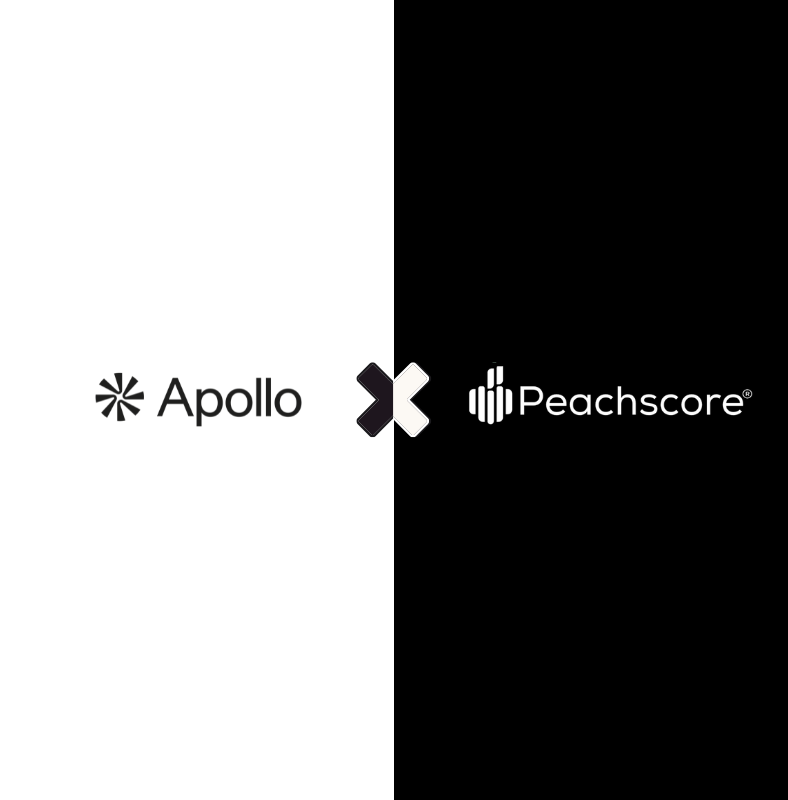 Peachscore and Apollo Announce Partnership to Accelerate Startup Growth with AI-Powered Go-to-Market Tools and Data-Driven Support