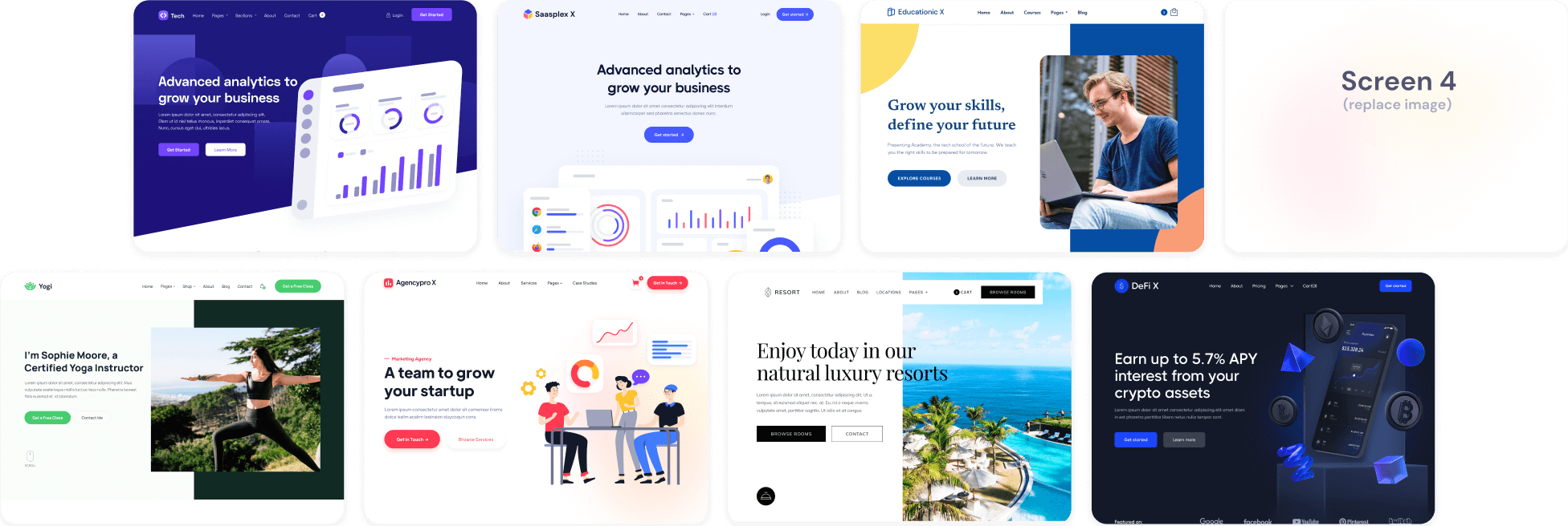 Laboratory X - Browse All Templates - Laboratory Webflow Template